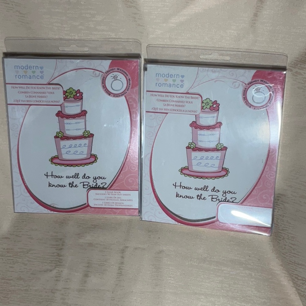 How Well Do You Know the Bride? Game Book-2 packages